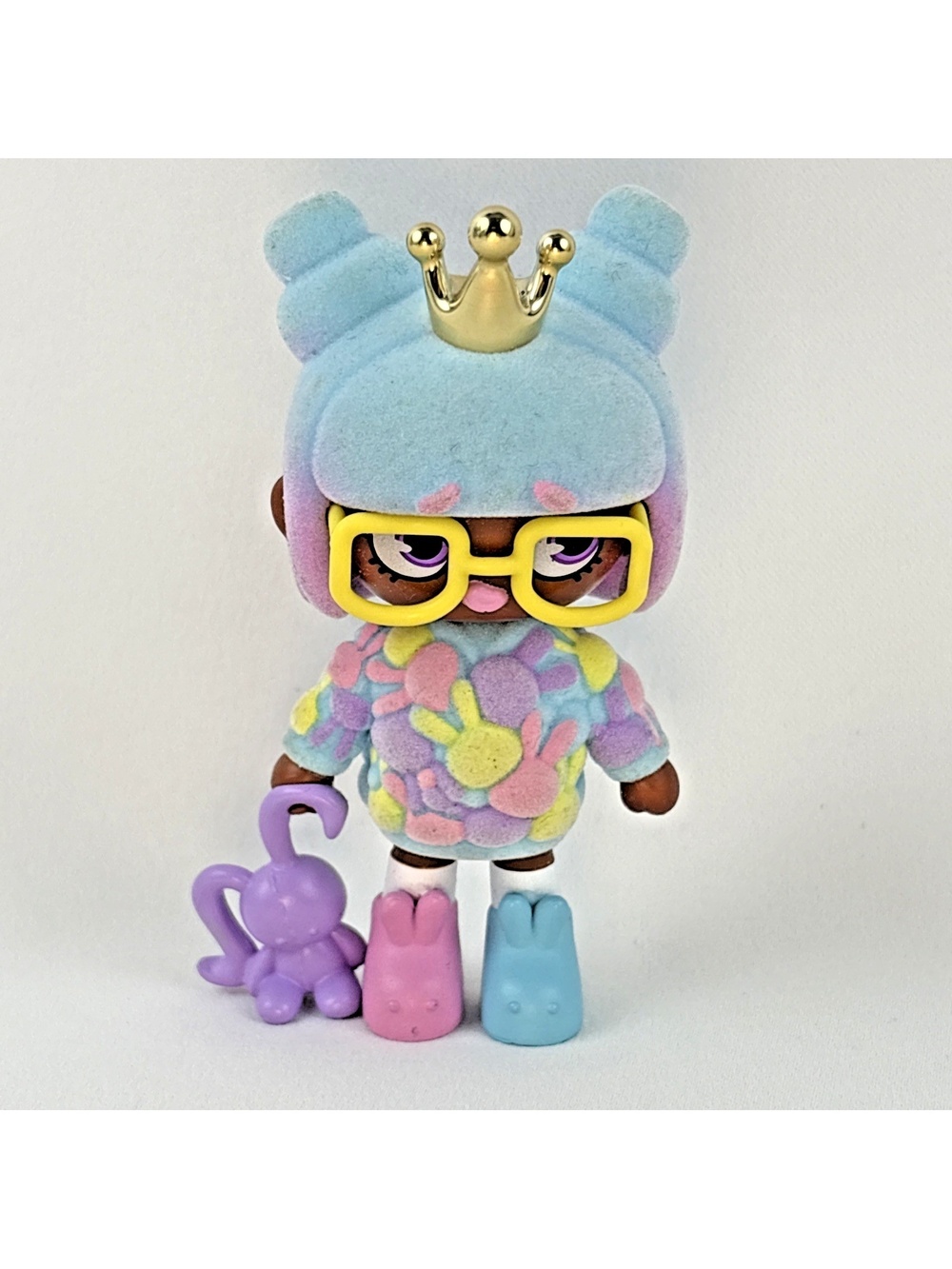XOX Quirky Kweens Kweenie Of Plushies Blue Loose 3.5"